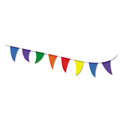 Picture of Cosco 098182 Strung Flags  Pennant  30 ft.  Assorted Bright Colors