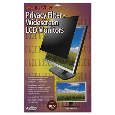 Picture of Kantek SVL18.5W Secure View Notebook-LCD Monitor Privacy Filter For 18.5 in. Widescreen