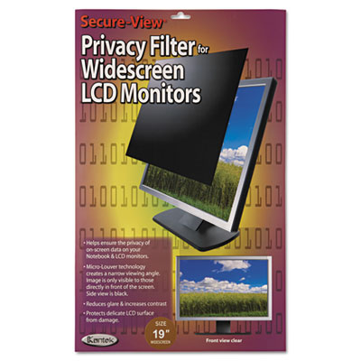 Picture of Kantek SVL190W Secure View Notebook-LCD Monitor Privacy Filter For 19 in. Widescreen