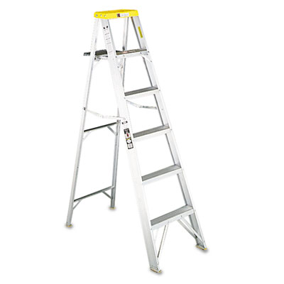 8 ft. Aluminum Step Ladder, 225 lbs. Load Capacity Type II Duty Rating -  Louisville Ladder, AS4008