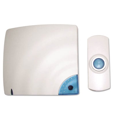 Picture of Tatco 57910 Wireless Doorbell  Battery Operated  1.38w x .75d x 3.5h  Bone