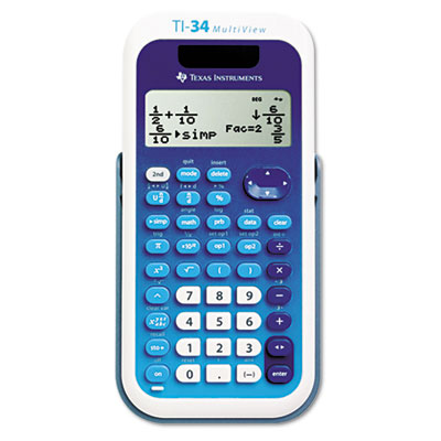 Picture of Texas Instruments TI-34MV TI-34 MultiView Scientific Calculator