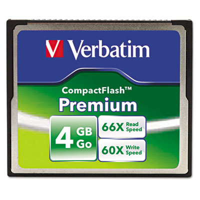 Picture of Verbatim 95500 Premium CompactFlash Memory Card  4GB