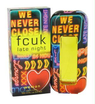 FCUK Late Night Eau De Toilette Spray 3.4 oz