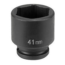 3/4" Drive, 41mm Size, Metric Socket, 6 Points, 41mm,3/4"D,Impact,6pt.