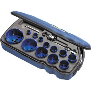 15 Piece Bi-Metal Hole Saw Kit