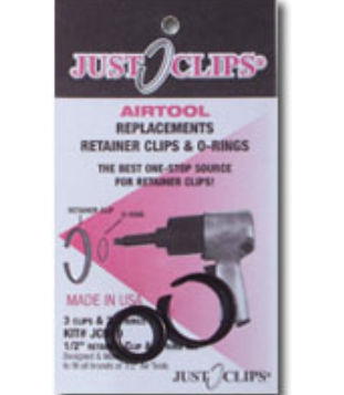 Just Clips 750-5 5 Pack 3/4" Anvil Retainer Clip Refill Kit