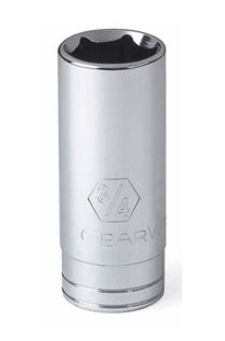 KDT80116 .25 in. Drive .22 in. 6 Point Deep Chrome Socket