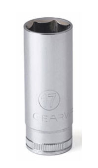 .25 in. Drive 15mm 6 Point Deep Chrome Socket
