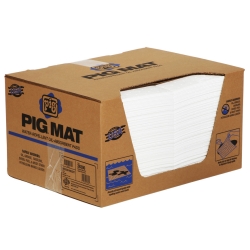 NPG26300 Water-Replnt Oil-Absorbent Medium Weight Mat Pad 15 in. x 20 in -  NEW PIG CORPORATION
