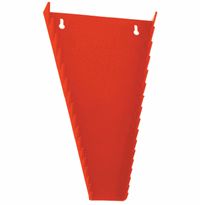 VIMV516 Wrench Gripper Rack - 16 Slots   Red Plastic  Tapered Sides