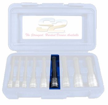 VIMXZN412 12mm Triple Square .38 in. Square Drive Bit 4 in. Long