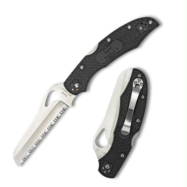 Picture of Byrd Large Rescue 2  Black FRN Handle  Serrated
