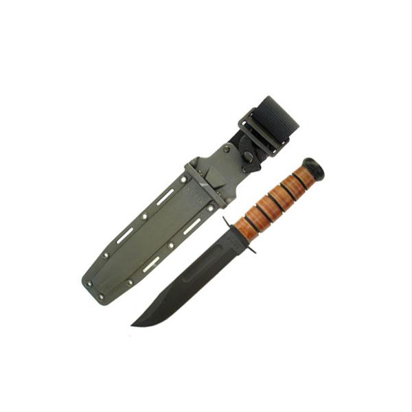 2024 Ka-Bar U.S. Army Fighting/Utility , Black Hard Plastic Sheath