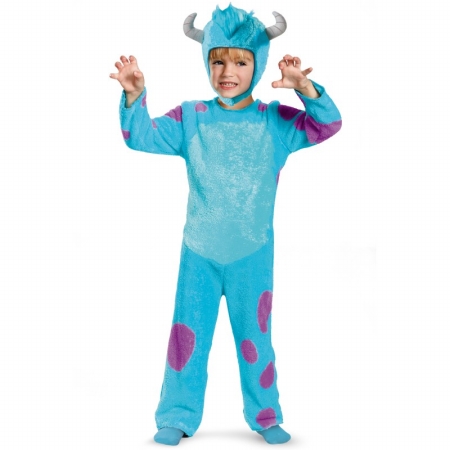 Picture of Disguise 216941 Monsters U Sulley Toddler Classic Costume Large - 4-6