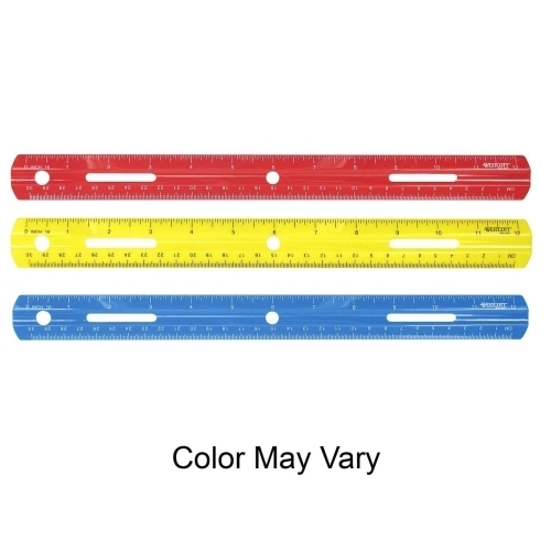 Picture of DDI 944176 Acme United Corporation Plastic Ruler  12&quot;Long  Assorted Case of 52