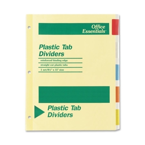 Picture of DDI 934755 Insertable Index Dividers - 5 Count, 5 Multicolor Tabs Case of 56