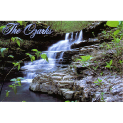 Picture of Bulk Buys Ozarks Postcard 13040 Ozark Waterfall - Case of 750