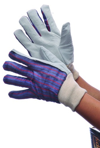 Picture of DDI 635301 Leather Palm Work & Gardening Gloves - Large Case of 60