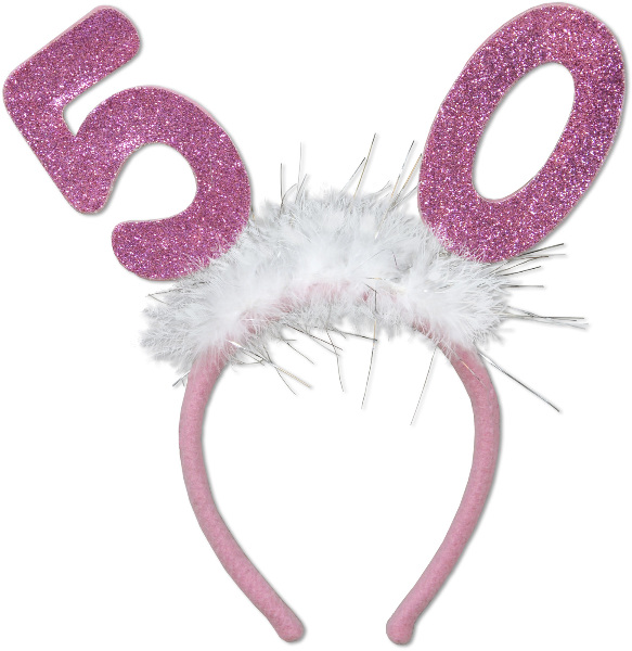 Picture of DDI 985276 50 Glittered Boppers with Marabou Case of 12