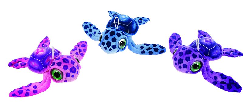 Picture of DDI 479205 Sea Turtle Plush Toy - Assorted Colors, 12 Case of 12
