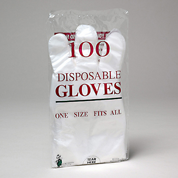 Picture of Bulk Buys Large Disposable Gloves - Case of 100