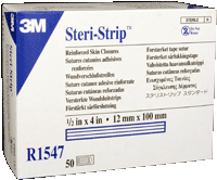 Picture of 3M Healthcare 88R1547 Steri-strip - 0.5 x 4 Inch - Box of 50