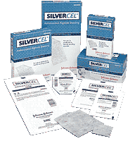 Silvercel 4.25 x 4.25 Inch protective Alginate Dressing - Pack of 10