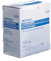 Picture of Kendall 682236 4 x 75 Inch Sterile Conform Rolls - Pack of 12