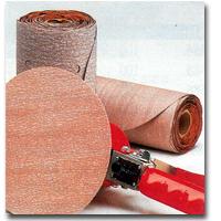 NOR31480 6in. Blank Champagne Magnum PSA Disc Roll Sanding Sheets P100B Grit