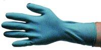 Thickster, Disposable Gloves, 14 mil Palm, Latex, Powdered, L, Blue