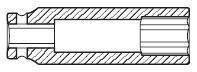 3/8 Inch Drive 6 Point Deep Impact Socket - 1 Inch