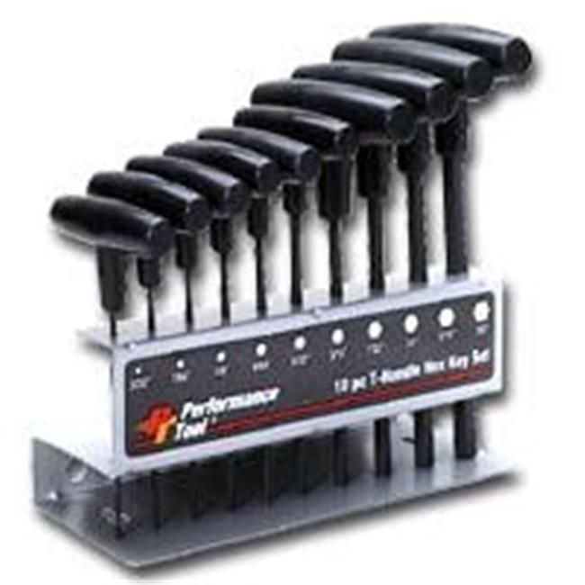 Wilmar WLMW80275 10 Piece Metric T-Handle Hex Key Set