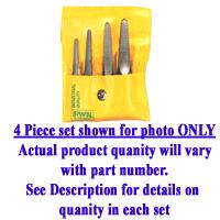 Irwin Hanson 53635 5Pc Screw Extractor 5 Pc. Hanson Straight Flute Screw Extractor Set