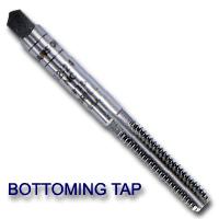 HAN1558 High Carbon Steel Machine Screw Fractional Bottom Tap 3/4 Inch-10 NC