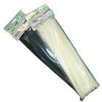 Picture of K Tool International KTI78070 7 Inch Black Wire Tie 100 Pack 50 lb Tensile