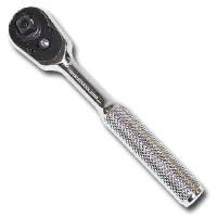 K Tool 21092 Pro Series Ratchet, 1/4" Drive, Reversible, with Thumb Lever Switch, Fine Tooth Design, 4-1/2" Long