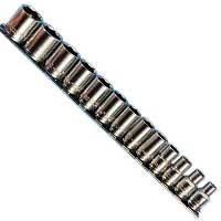 13 Piece 3/8 Inch Drive 6 Point Metric Chrome Socket Set