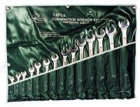 Picture of K Tool International KTI41014 14 Piece SAE Combination Wrench Set