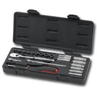 Picture of KD Tools KDT80325 22 Piece 1/4 Inch Drive SAE 6 and 12 Point Socket Set - Shallow and Deep
