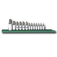 Picture of KD Tools KDT80723 13 Piece 1/4  3/8  and 1/2 Inch Drive Torx Press Fit Bit Socket Set