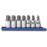 7 Piece 3/8 and 1/2 Inch Drive Metric Hex Bit Socket Set -  MAKEITHAPPEN, MA62834