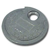 LIS67870 Coin Type .020 to .100in. Spark Plug Gauge