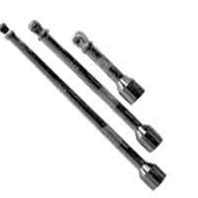 K Tool International KTI21040 3 Piece 1/4 Inch Wobble Socket Extension Set