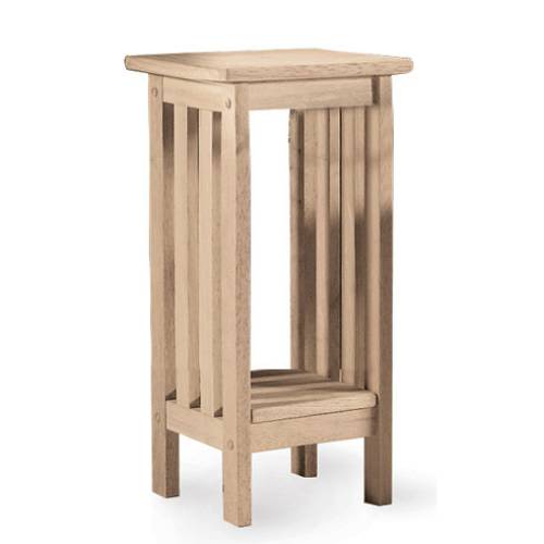 Intenational Concepts 3071 24 in. Mission Plant Stand Unfiinished
