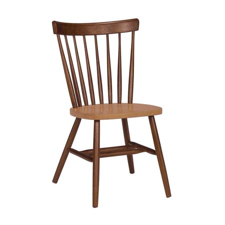 Intenational Concepts C58-385 Copenhagen chair - with plain legs Cinnemon-Espresso