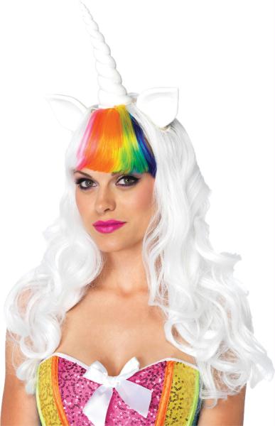 Picture of Costumes for all Occasions UA2672 Unicorn Kit Wig Tail Ad Rainbo