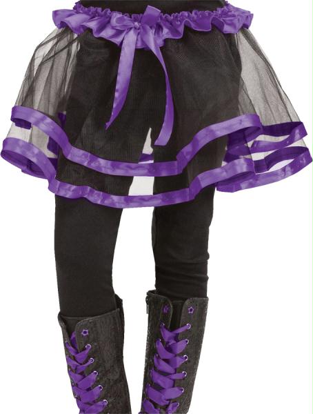 Picture of Costumes for all Occasions FW90253PR Ribbon Tutu Child Purple