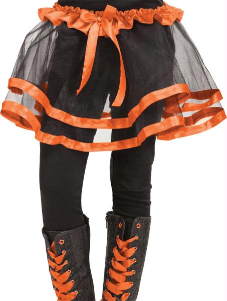Picture of Costumes for all Occasions FW90253OR Ribbon Tutu Child Orange