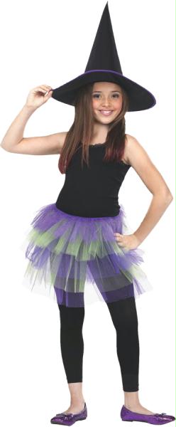 Picture of Costumes for all Occasions FW90254PRG Glitter Tutu Child Purple Gree